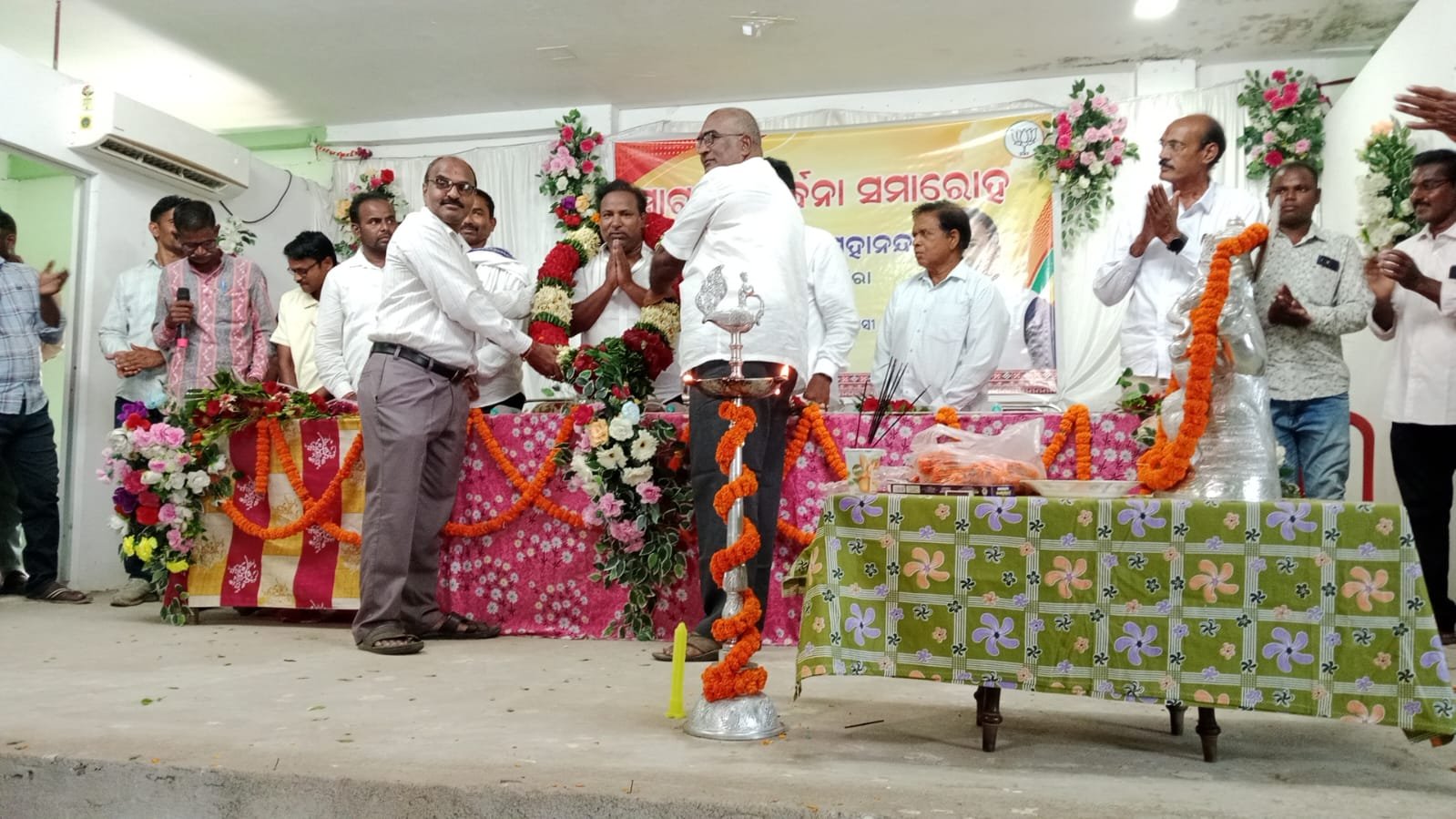 ତାଲପଦରଟିକ୍ରାରେ ସ୍ୱାଗତ ସମ୍ବର୍ଦ୍ଧନା ସମାରୋହ